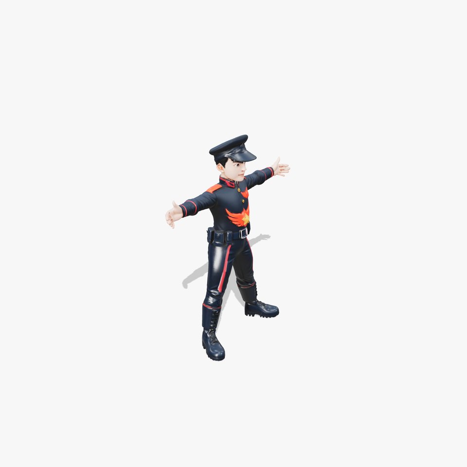 Regal Officer Uniform model pack